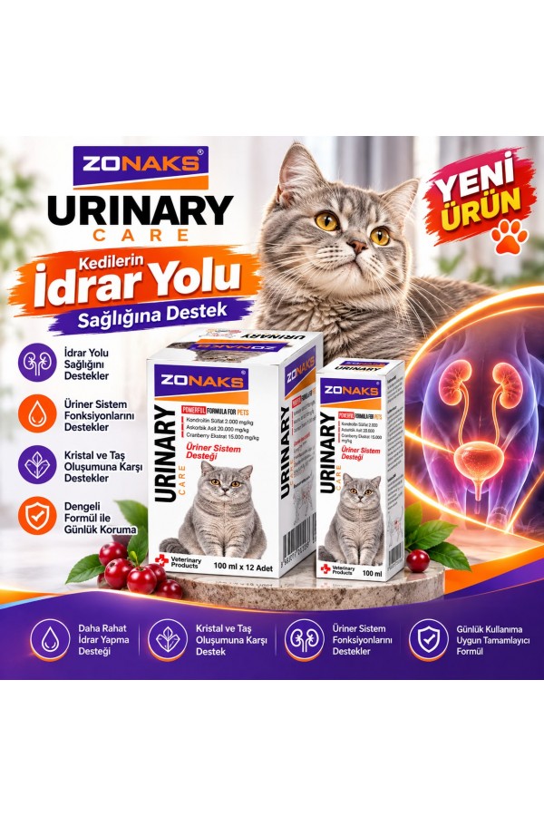 ZONAKS KEDİ ÜRİNERİ SİSTEM DESTEĞİ 100 ML 