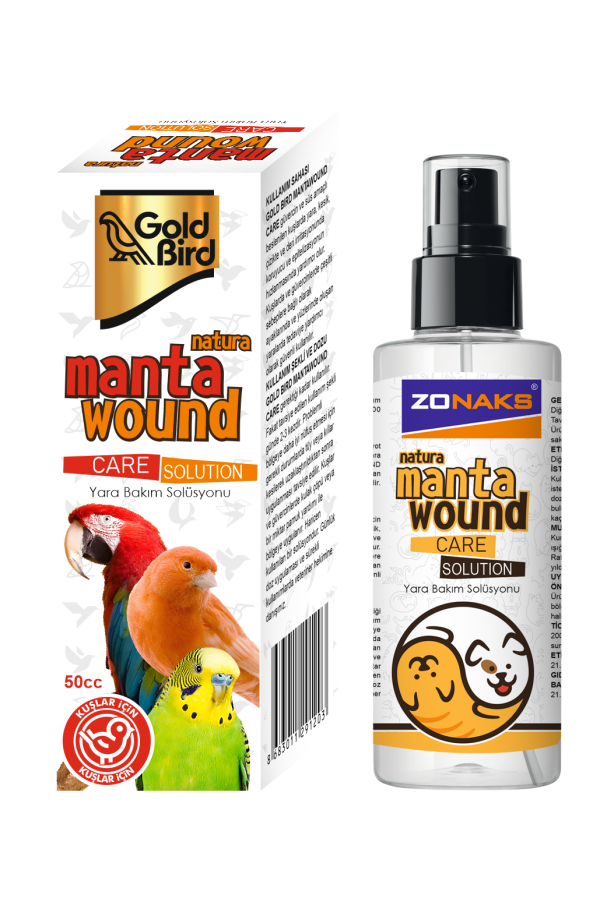 GOLD BİRD MANTAWOUND YARA BAKIM SPREYİ 50 cc 12'li