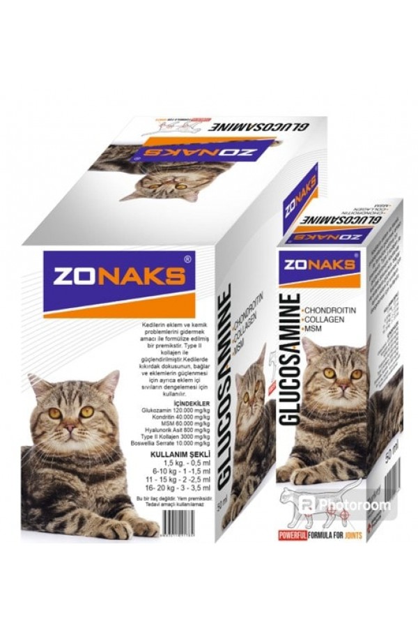 ZONAKS GLUCOSAMINE CAT 50 ML 6'lı