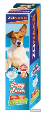 ZONAKS MİLKY PUPPY DOG PASTE 100 ML 12'li - 1
